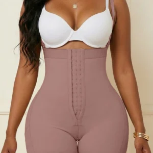 High Compression Full Body Shaper with Hook-and-Eye