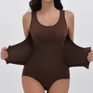 2026 New Bodysuit Shapewear with Zipper Belt Women Tummy Control Fajas Body Shaper Waist Trainer Slimming Cincher Corset Tops